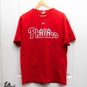 Vintage Majestic Heavyweight Cotton Phillies Shirt Jersey